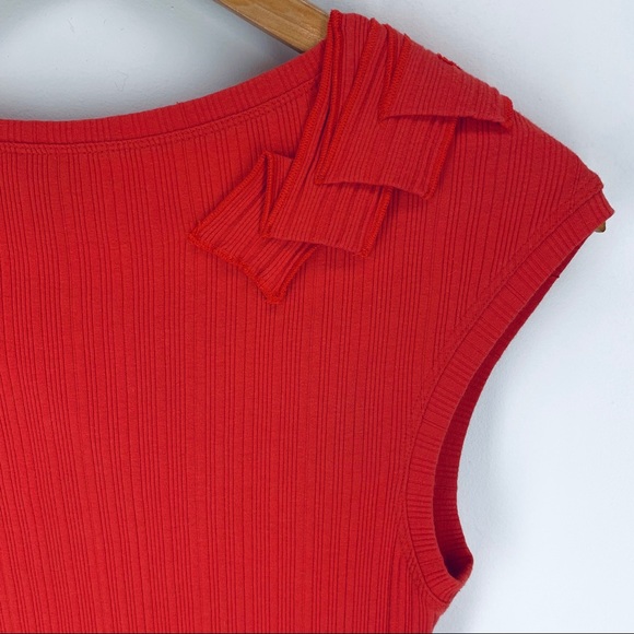 Anthropologie One September Ruffled Ribbed Tee - Picture 7 of 8